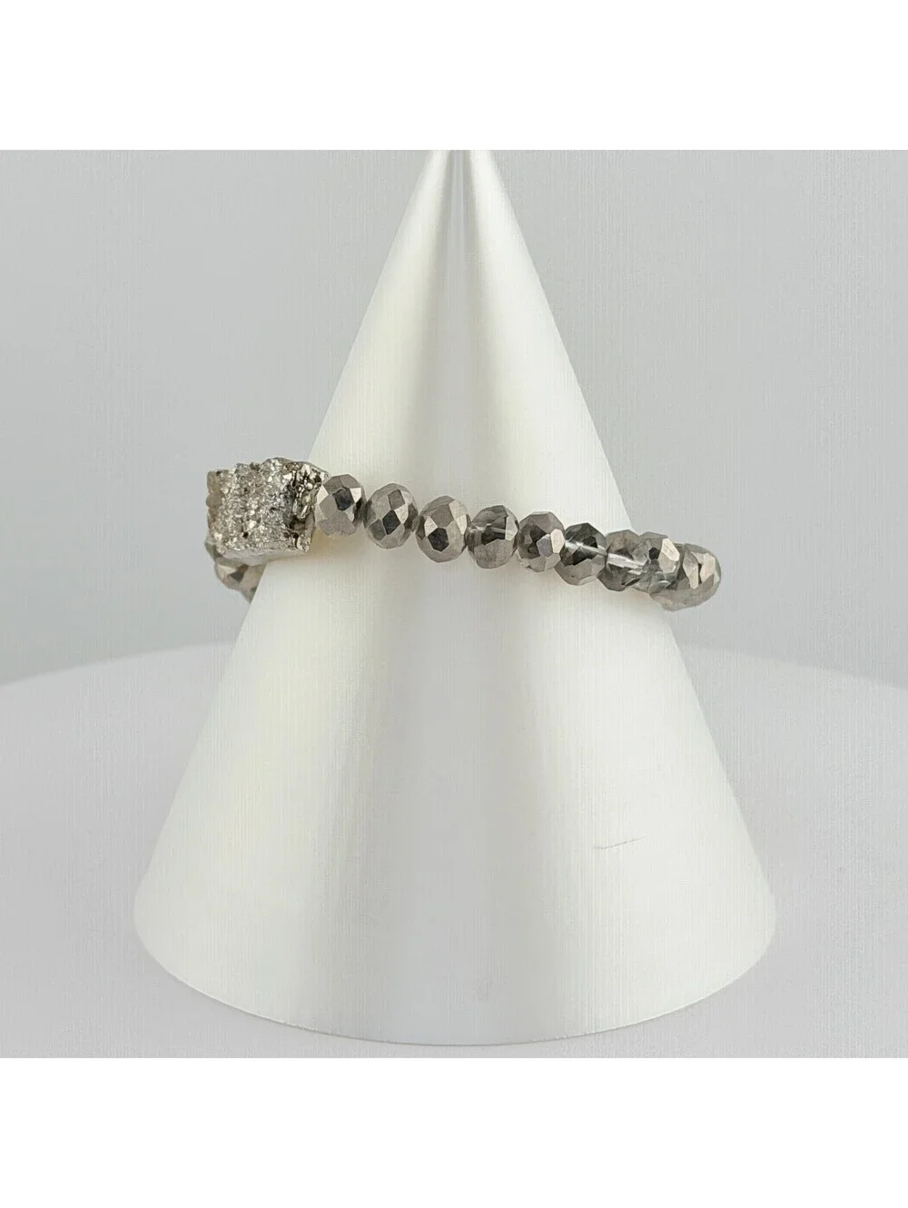 Bomb Party Single Stack Druzy Bracelet - on Silver Plating #147